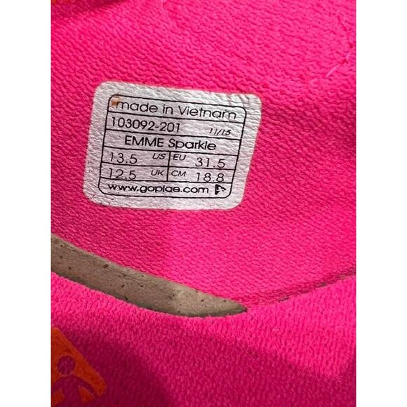 ミミ PLAE Emme Mary Jane leather Y2K preppy orange pink Sz 13.5 B000750